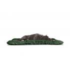 FurHaven Pet Kennel Pad | Reversible Terry and Suede Pet Tufted Pillow Dog Bed for Crates & Kennels, Clay, Jumbo