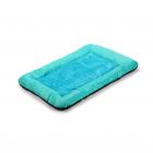 Deluxe Bolstered Pet Bed for Dogs or Cats. Small - Navy/ Blue