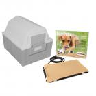 DP Hunter Insulated Dog House with Heating Pad