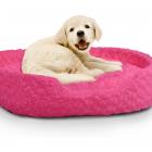 PETMAKER Medium Cuddle Round Plush Pet Bed