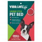 Vibrant Life Brown Lounge Style Pet Bed, Small