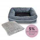 PoundWishes Cozy Reversible Dog Bed PW702